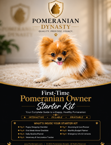 First-Time Pomeranian Owner Starter Kit