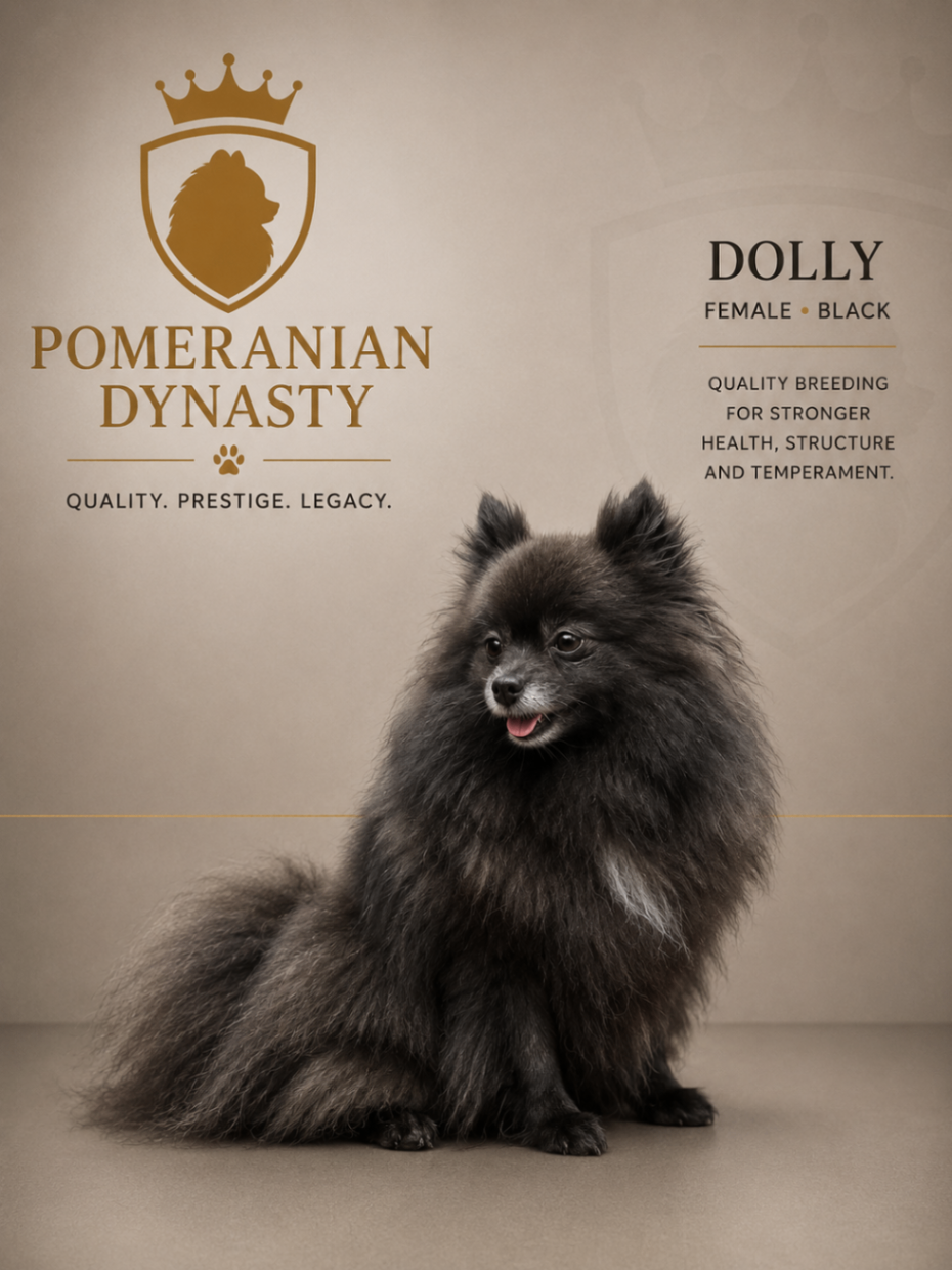 Dolly, Black Pomeranian